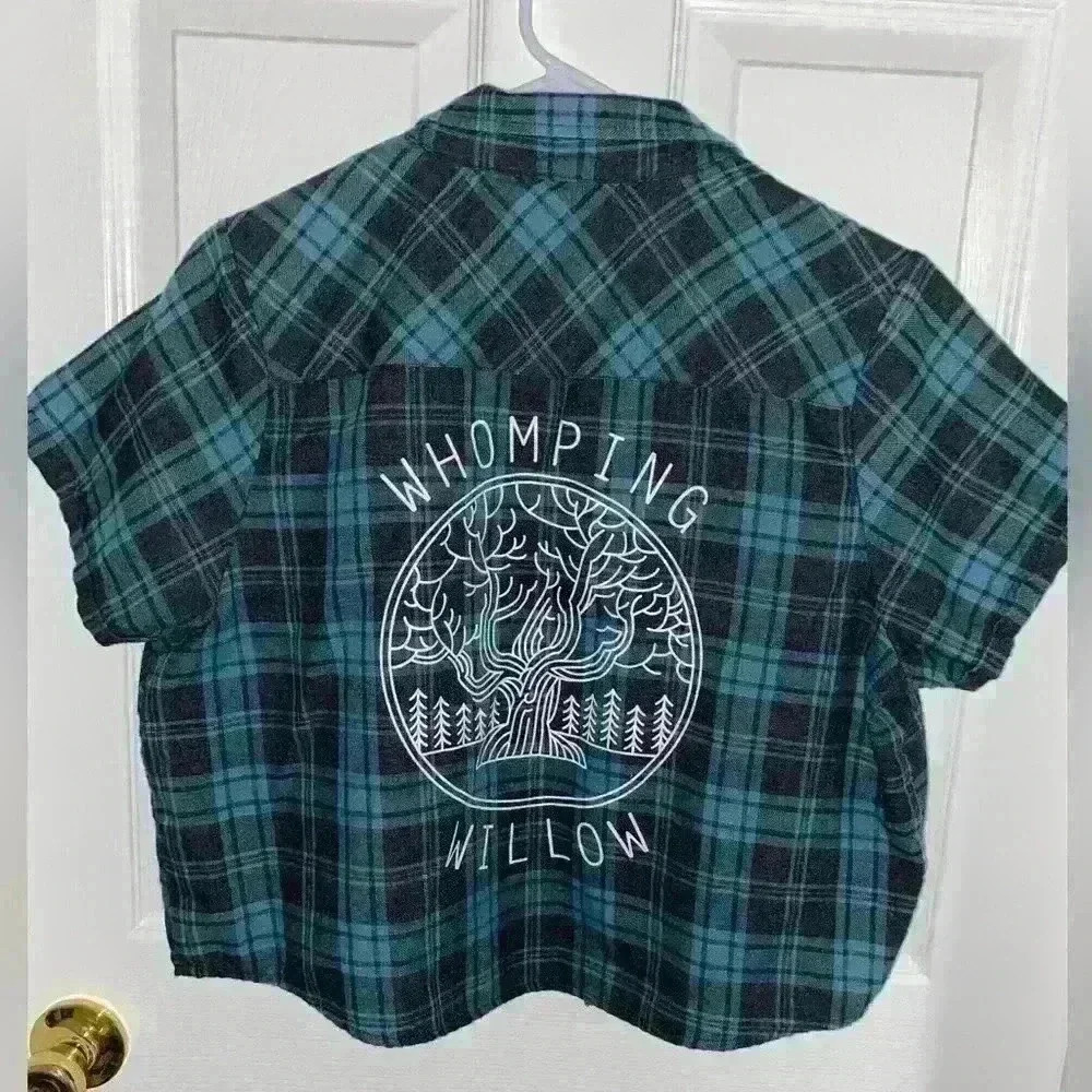 Harry Potter Short Sleeve Flannel Shirt - Picture 6 of 7